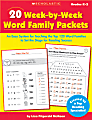 Scholastic 20 Week-By-Week Word Family Packets 1 thumbnail image