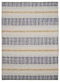 Linon Washable Outdoor Area Rug, Rennie, 3' x 5', Ivory/Blue 1 thumbnail image