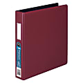 Wilson Jones® Premium Binder With Single-Touch Locking No-Gap D-Rings, 1 1/2" Rings, 55% Recycled, Red