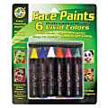 Crafty Dab Jumbo Crayon Face Paint, Assorted Colors, Pack Of 36