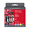 Office Depot® Brand Remanufactured Black And Cyan, Magenta, Yellow Ink Cartridge Replacement For Canon® CLI-8, Pack Of 4, OM01200 1 thumbnail image
