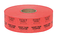 OfficeMax Ticket Rolls Double Red 1 thumbnail image