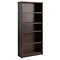 Bush Furniture Envoy 5 Shelf Bookcase, 30"W, Mocha Cherry, Standard Delivery 1 thumbnail image