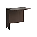 Bush Furniture Envoy Desk Return, 32"W, Mocha Cherry, Standard Delivery