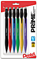 Pentel Prime Mechanical Pencils, 0.7 mm, Medium Point, Assorted Barrel Colors, Pack Of 6 1 thumbnail image