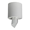 Pacific Blue Basic Center Pull 1-Ply Perforated Paper Towels, 7-1/2” x 12”, White, 1,000 Towels Per Roll, Case Of 6 Rolls