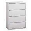 OfficeMax Four-Drawer Lateral Files, 36" W