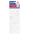 Creative Start® Self-Adhesive Letters, Numbers and Symbols, 1", Helvetica, White, Pack of 256 1 thumbnail image