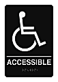 COSCO ADA Wheelchair Access Restroom Sign 1 thumbnail image