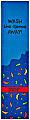 Carpets for Kids® KID$Value Rugs™ Wash Away The Germs Sanitize Activity Runner Rug, 3' x 12' , Blue 1 thumbnail image