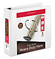 Office Depot® Brand Heavy-Duty Extra-Wide View 3-Ring Binder, 3" D-Rings, White 1 thumbnail image