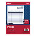Adams® Carbonless Invoice Unit Sets, 3-Part, 8 1/2" x 11 7/16", Multicolor, 100 Sheets Per Pad, Pack Of 4 Pads 1 thumbnail image