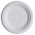 Highmark® ECO Compostable Sugarcane Paper Plates, 6", White, Pack Of 1,000