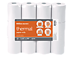 OfficeMax Thermal register roll, 3 1/8" x 190", White, Pack Of 12