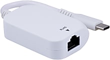 Ativa® USB Type-C-To-Ethernet Adapter Cable, 4.7", White, 41510 1 thumbnail image
