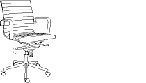 Z-Line Designs Z-Tech Modular Office Chair, White/Silver 1 thumbnail image