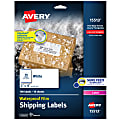 Avery® Waterproof Shipping Labels With Ultrahold® Permanent Adhesive, Rectangle, 2"x4", Matte White, Pack Of 100 1 thumbnail image