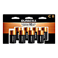 Duracell Coppertop C Alkaline Batteries, Pack Of 8, 3 Hang Hole Packaging 1 thumbnail image