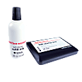 Office Depot® Brand Felt Stamp Pad With Refill, Size 1, 2 3/4" x 4 1/4", Black 1 thumbnail image