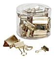 OfficeMax Gold Binder Clips, 30 ct.