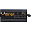 EVGA SuperNOVA 750 B2 Power Supply - Internal - 120 V AC, 230 V AC Input - 750 W / 3.3 V DC, 5 V DC, 12 V DC, -12 V DC, 5 V DC - 1 +12V Rails - 1 Fan(s) - NVIDIA SLI Supported - 85% Efficiency 1 thumbnail image