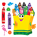 TREND Colorful Crayons Bulletin Board Set, Multicolor, Pre-K - Grade 5