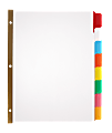 Office Depot® Brand Write-On Dividers, 8 Tab, 3 sets, Multicolor 1 thumbnail image