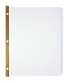 Office Depot® Brand Write-On Dividers, 8 Tab, 3 Sets, White