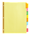 Office Depot® Brand Insertable Tab Dividers, 8-Tab, Buff Paper, Multicolor Tabs, Pack Of 3 1 thumbnail image
