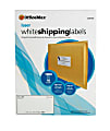 Office Depot® Brand Inkjet/Laser Shipping Labels, Rectangle, 2" x 4", White, Pack Of 1,000 1 thumbnail image