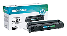 OfficeMax Black Toner Cartridge Compatible with HP C7115A Black Toner Cartridge