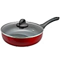 Oster Herscher 3.5-Quart Aluminum Sauté Pan, Red