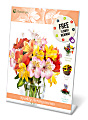 Office Depot® Brand Slanted Sign Holder, Vertical, 11"H x 8-1/2"W, Clear, Pack of 4 1 thumbnail image