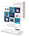 Office Depot® Brand Stand-Up Sign Holder, Vertical, 11"H x 8-1/2"W, Clear, Pack of 4 1 thumbnail image