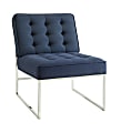 Ave Six Anthony Guest Chair, Klein Azure/Chrome