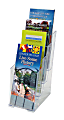 Office Depot® Brand 4-Tier Literature Holder, 10"H x 4-13/16"W x 6-1/8"D