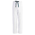 Medline ComfortEase™ Unisex Reversible Drawstring Scrub Pants, 3X, White 1 thumbnail image