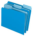 Office Depot® Brand 2-Tone File Folders, 1/3 Cut, Letter Size, Blue, Box Of 100