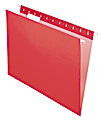 Office Depot® Brand Hanging Folders, Letter Size, Red, Box Of 25