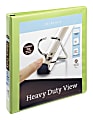 [IN]PLACE Heavy-Duty View Binders with EZ Comfort D-Ring 1", Kiwi