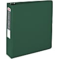 Office Depot® Brand Reference 3-Ring Binder, 2" Round Rings, 49% Recycled, Dark Green