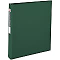 Office Depot® Brand Durable Reference 3-Ring Binder, 1" Round Rings, Dark Green