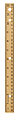 Office Depot® Brand Wood Metal-Edge Ruler For Binders, 12", Natural 1 thumbnail image