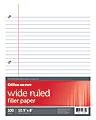 Office Depot® Brand Filler Paper, Wide Ruled, 92 Brightness, 16 Lb, Pack Of 100 Sheets