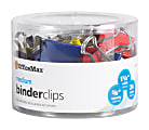 OfficeMax® Brand Binder Clips, Medium, Assorted Colors, Pack Of 24 1 thumbnail image