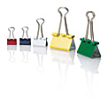 OfficeMax® Brand Binder Clips, Mini, Multicolor, Pack Of 60