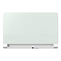 Quartet® Horizon™ Glass Magnetic Unframed Dry-Erase Whiteboard, 28" x 50", White