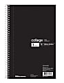 Office Depot® Brand Notebook, 6" x 9 1/2", 70 Sheets, College Ruled, Black