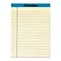 OfficeMax Perforated Pads, 8 1/2" x 11", 16 Lb, Legal Ruled, Cream, 50 Sheets Per Pad, Pack Of 12