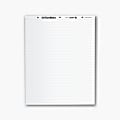 OfficeMax Easel Pads, 27" x 34", White Lined, 50 Sheets Per Pad, Pack Of 2 Pads